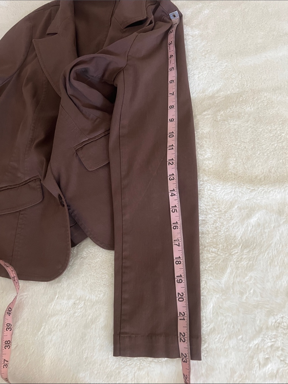 Bisou Bisou Brown Tailored Trench Coat - Picture 15 of 17
